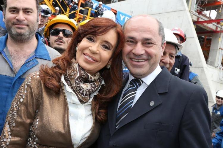 Cristina Kirchner y Mario Secco