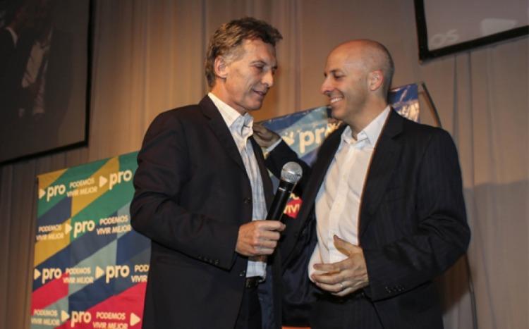 Mauricio Macri y Nicol&aacute;s Ducot&eacute;