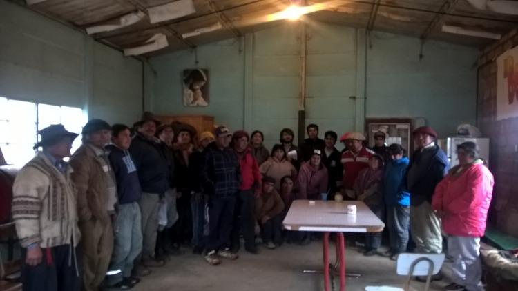 Última asamblea de la Comunidad Mapuche Linares.
