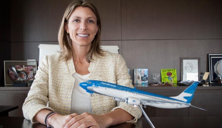 Isela Constantini, presidente de Aerol&iacute;neas Argentinas