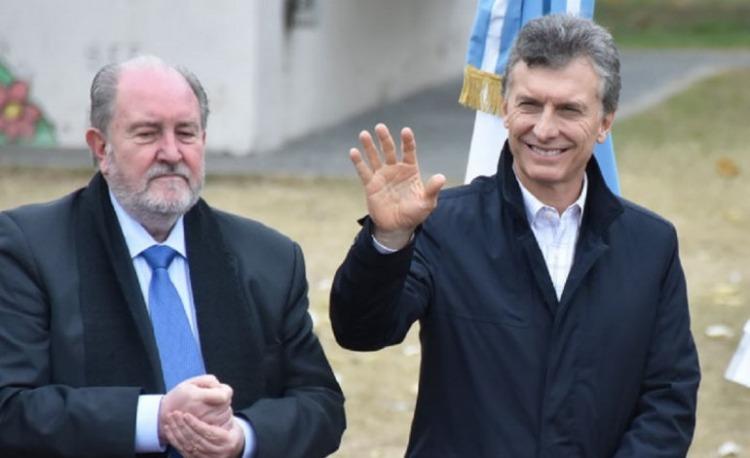 Carlos Verna (La Pampa) y Mauricio Macri