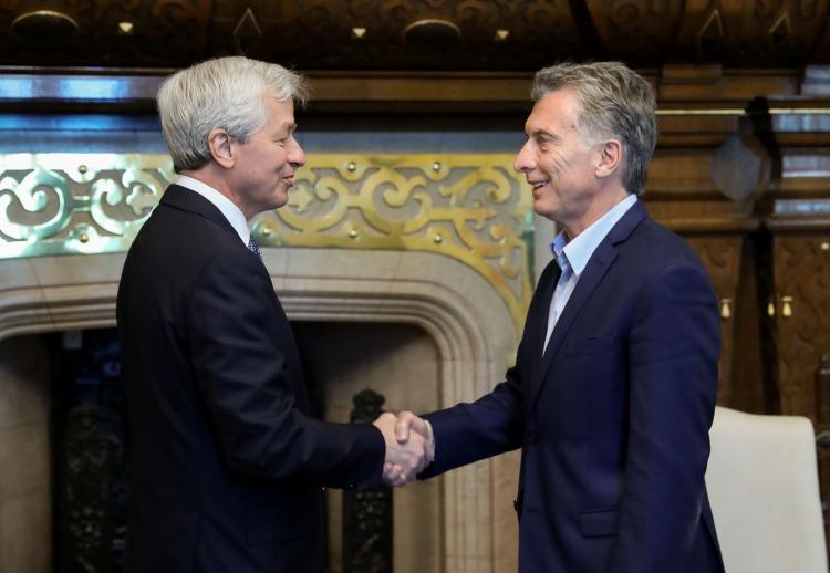 Macri y Ceo JP Morgan