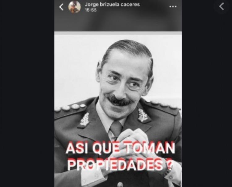 Un ex funcionario del macrismo bromeó con la figura de Videla para  “solucionar” la problemática de la toma de tierras - Poltica Argentina