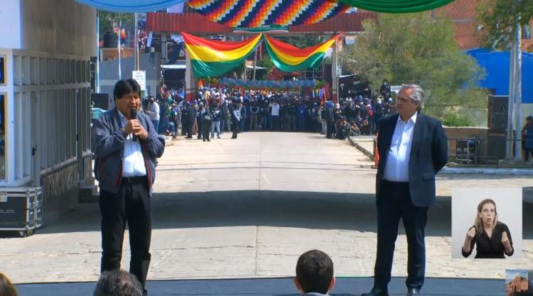 Alberto despide a Evo en la Quiaca y éste pone fin a su exilio - Poltica Argentina