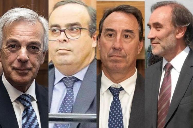 Martín Irurzun, Pablo Bertuzzi, Mariano Llorens y Leopoldo Bruglia