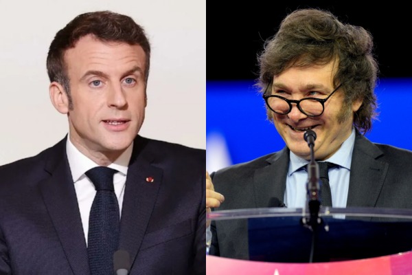 Por fin su primer viaje oficial: Milei se reunirá con Macron en París