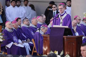 Foto de Garca Cuerva sobre el Papa Francisco: "l deca que no tengan miedo de llorar"