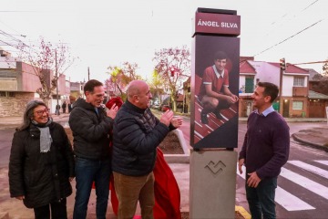 El municipio de Lanús inauguró el Paseo de los Ídolos del Club Atlético Lanús