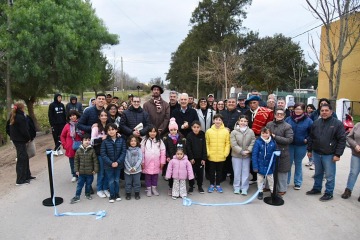 La Plata: Alak inauguró obras de infraestructura y acceso a una escuela en Etcheverry