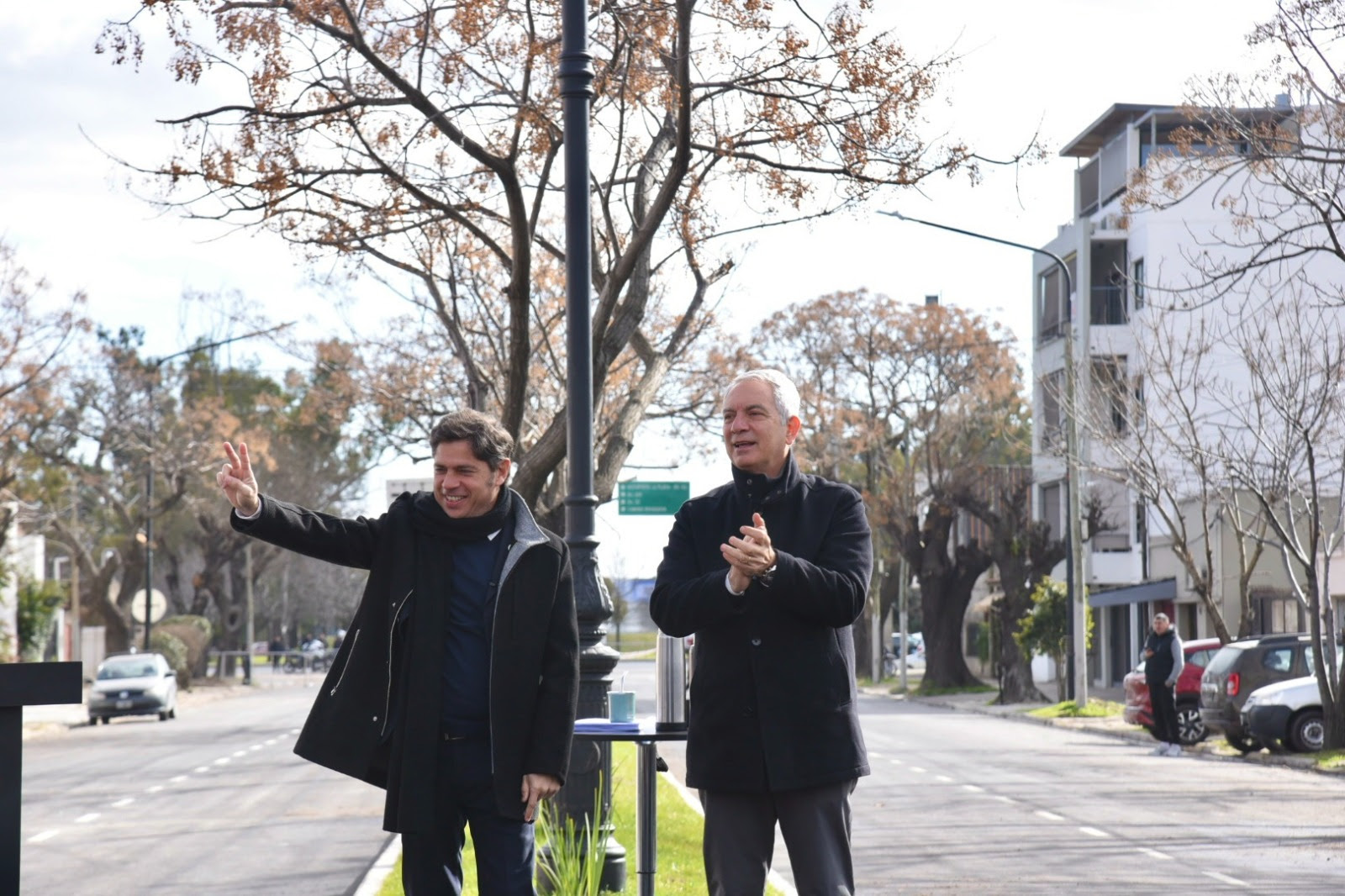 Kicillof y Alak inauguraron el ensanche y pavimentación en un acceso clave a La Plata