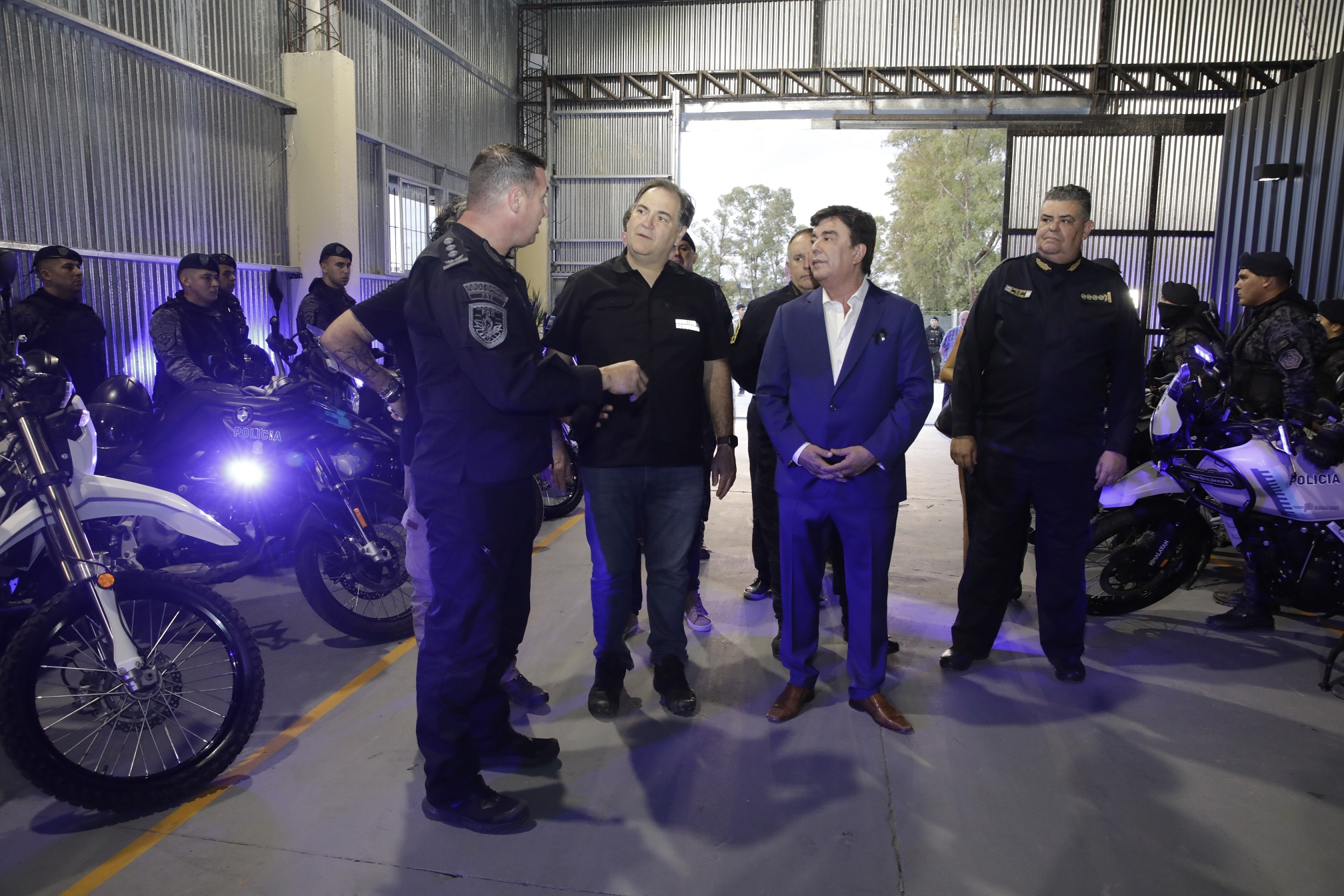 Espinoza y Alonso pusieron en marcha una nueva base de fuerzas especiales de prevención