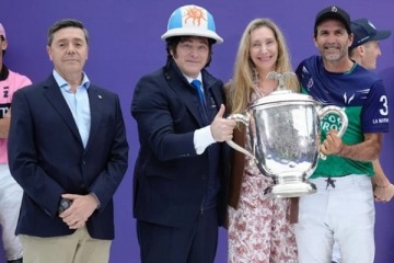 Javier Milei asistió a la final del Abierto Argentino de Polo de Palermo