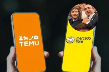 Milei, a favor de la intervenci&oacute;n del Estado en el caso Mercado Libre vs Temu