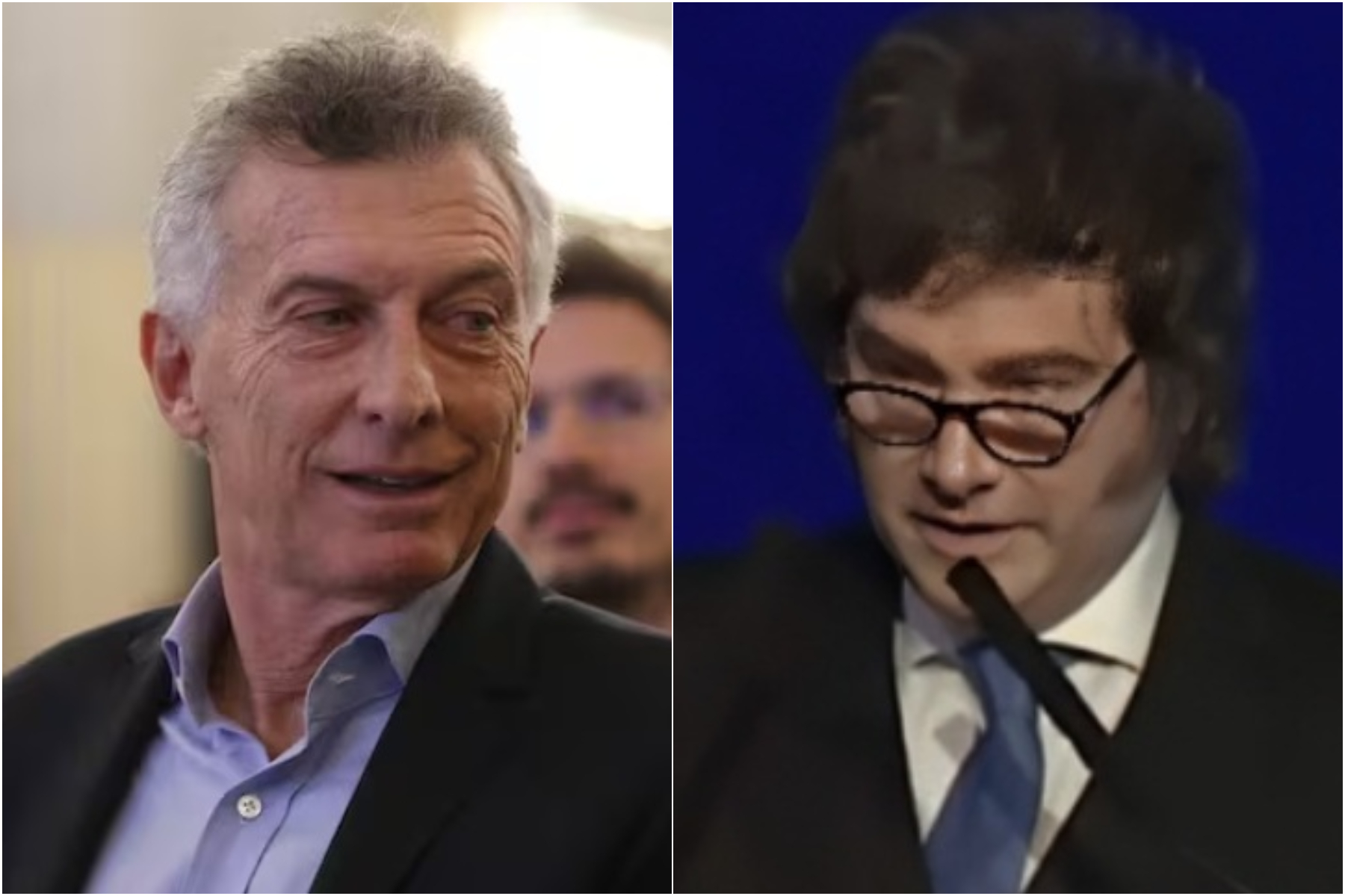 Milei coincidió con Macri en la Fundación Libertad, no lo saludó pero le echó en cara el déficit fiscal en su gestión