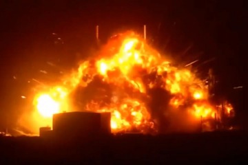 Blue Origin: explot&oacute; el cohete New Glenn durante una prueba en Florida