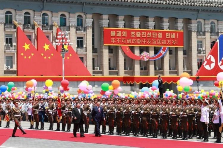 Visita oficial de Xi Jinping a Corea del Norte.