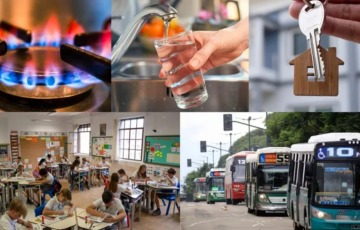 Golpe al bolsillo en agosto: desde hoy nuevos aumentos en transporte, servicios, alquileres, salud y colegios