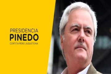 Federico Pinedo entregó la banda y agradeció las humoradas