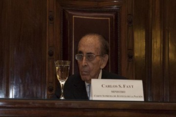 Carlos Fayt se despidió de la Corte Suprema