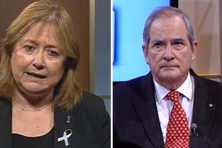 Susana Malcorra y Jorge Lemus.