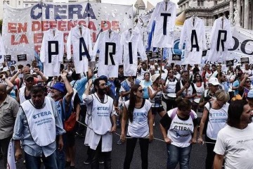 Paro nacional docente contra la represión en Chubut y el freno en el acuerdo salarial