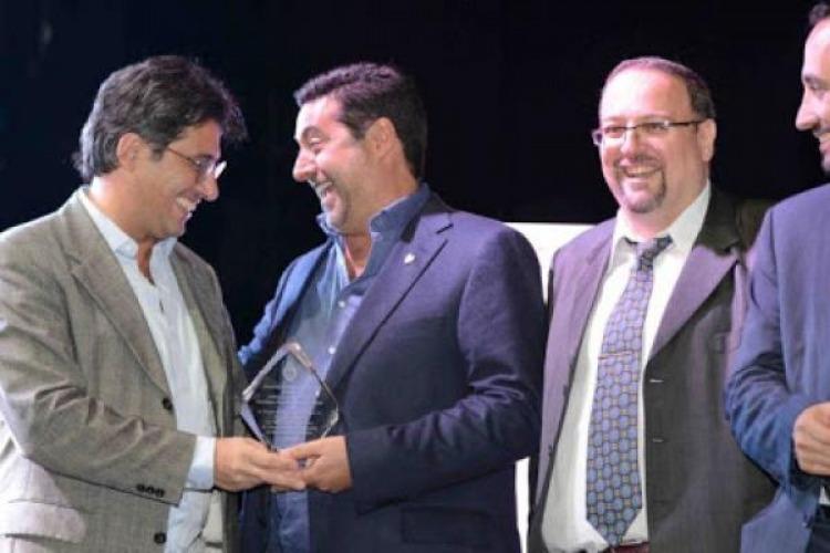 Garavano y Angelici sonrientes, dos de los jefes de la Mesa Judicial