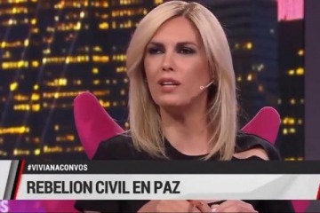 Repudio: Viviana Canosa convocó en televisión a una “rebelión civil”