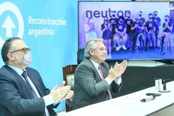 Alberto Fernández tras el lanzamiento del minisatélite: "Hoy somos un poquito más soberanos"
