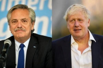 Alberto Fernández tendrá una reunión a solas con Boris Johnson