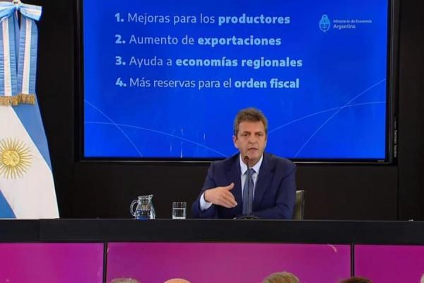 Dólar soja: El anuncio de Sergio Massa para incentivar la liquidación de divisas