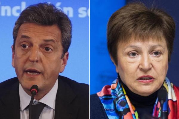 Massa se reúne con Georgieva del FMI y con funcionarios del Tesoro de EEUU