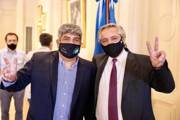 Pablo Moyano se reúne con Alberto Fernández tras confirmar su continuidad en la CGT