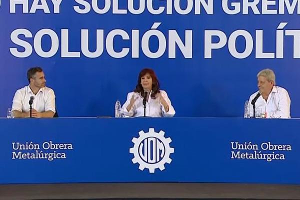 Cristina destacó la labor de Sergio Massa: El Ministro de Economía está haciendo un gran esfuerzo.