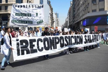 Paro de médicos y residentes en CABA: reclaman que los reciba Quirós por la precarización