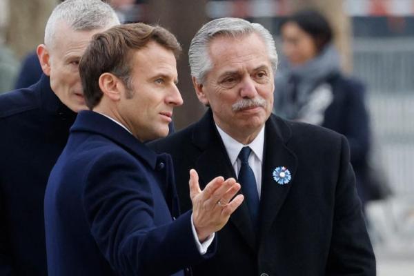 Alberto Fernández  participó de los actos por el 104º Aniversario del Armisticio en Francia