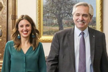 Fuerte rechazo de Alberto y Cristina a discursos de odio contra ministra española