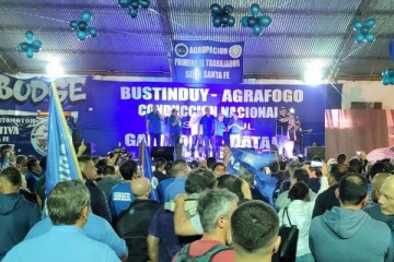 La lista azul de la UTA realiza un acto en Ferro para disputar la conducción nacional