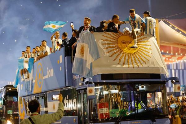 Calle por calle, así es el largo trayecto Ezeiza - Obelisco - Ezeiza de Argentina campeón mundial