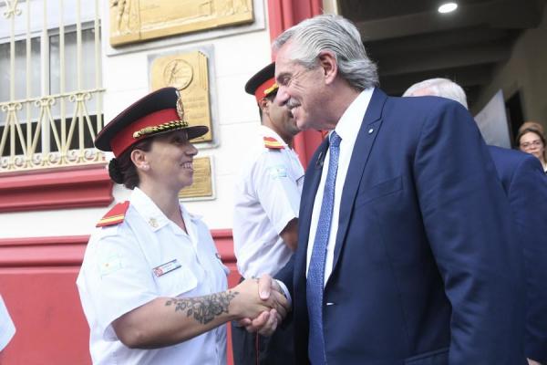 Alberto Fernández lanzó el Seguro Nacional de Bomberos Voluntarios: "En política no todos somos lo mismo"