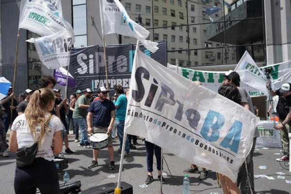 Cambio en gremios porteños de prensa: el Sipreba tiene la personería gremial y queda afuera la UTPBA