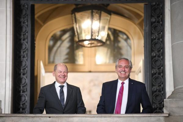 Alberto Fernández y Olaf Scholz se reunieron y acordaron potenciar la cooperación energética