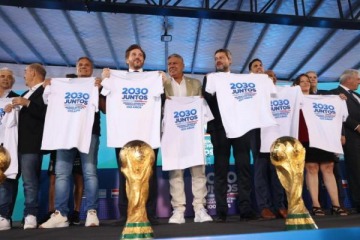 Mundial 2030: Argentina oficializó la candidatura con Uruguay, Paraguay y Chile para organizar