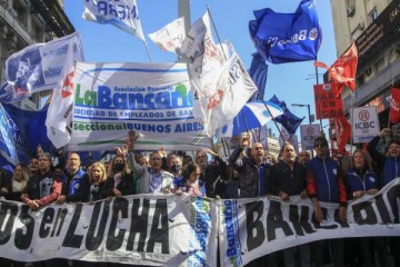 La Asociación Bancaria realizará un paro nacional de 24 horas para el jueves 23 de febrero