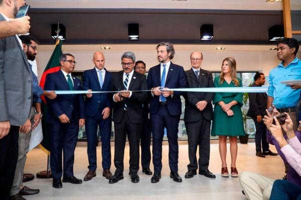 Cafiero inauguró la nueva embajada en Bangladesh: "Estamos cumpliendo un deber moral, ético e histórico"