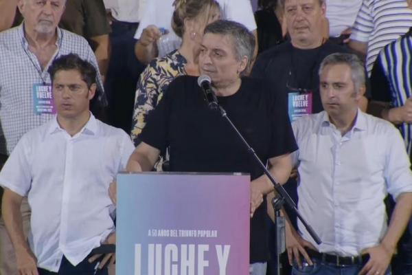 Máximo Kirchner: "No vamos a salir adelante si el miedo reina en la dirigencia"