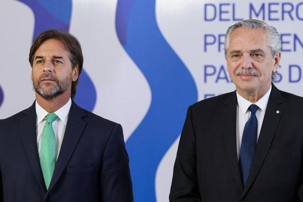 ¿De qué hablarán Alberto Fernández y Lacalle Pou?