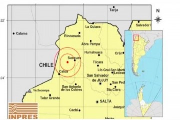 El Gobierno alertó sobre un fuerte sismo en Jujuy
