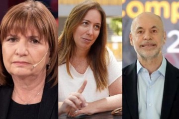 Foto de Bullrich, Vidal y Larreta valoraron la decisin de Macri de dejarles el camino libre