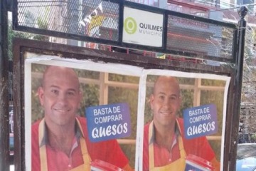 "Basta de comprar quesos": afiches sobre Martiniano Molina reavivan interna Larreta-Bullrich en Quilmes