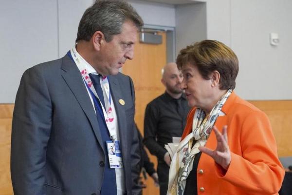 En medio de su gira por Washington, Massa se reunió con Georgieva